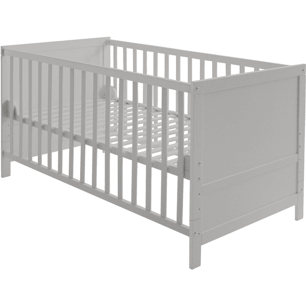 roba Lit bébé évolutif bois taupe 70x140 cm