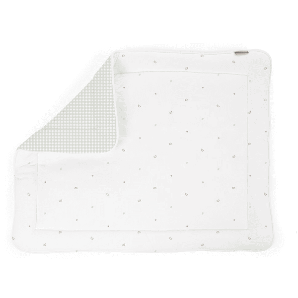 CHILDHOME Protector para parque infantil / corralito de bebé Vichy Forest 75 x 95 cm