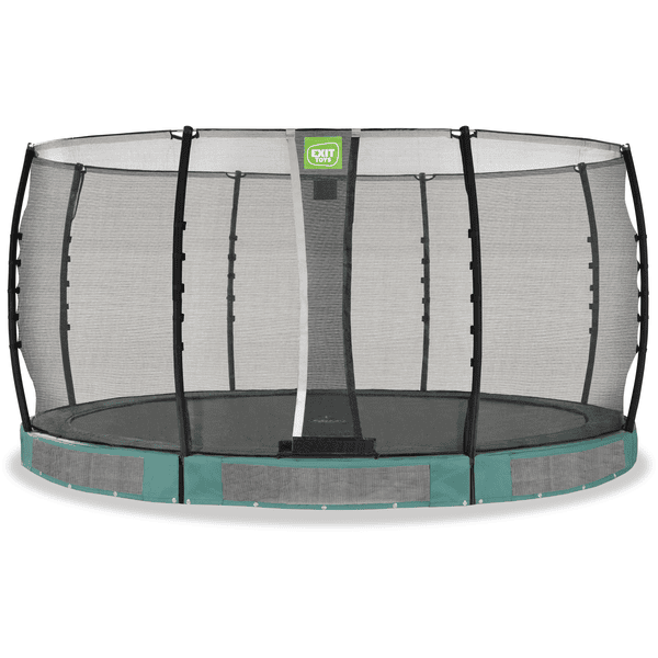 EXIT Allure Class ic ground trampolin ø 427cm - grøn