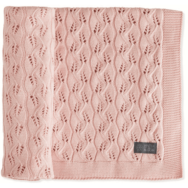 VINTER&BLOOM Strickdecke Öko Moment Cloud Pink