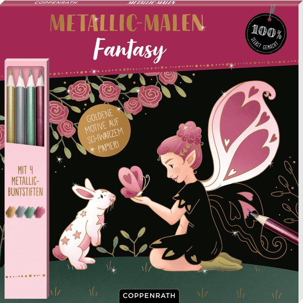 Coppenrath Metallic-Malen Fantasy (m. Metallic-Buntstiften) - 100% s.g