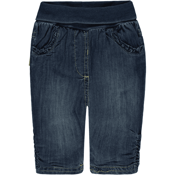 Steiff Girl s Jeans, denim bleu foncé 