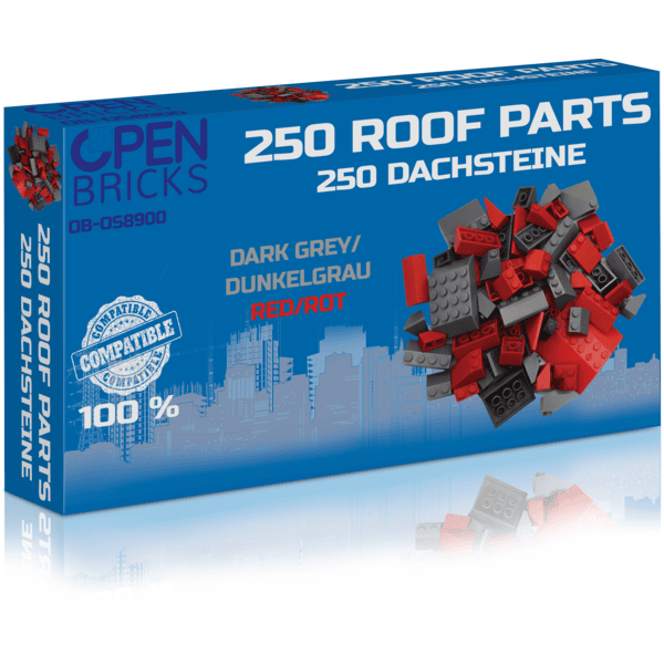 Open Bricks 250 Dakdelen (dakpannen)