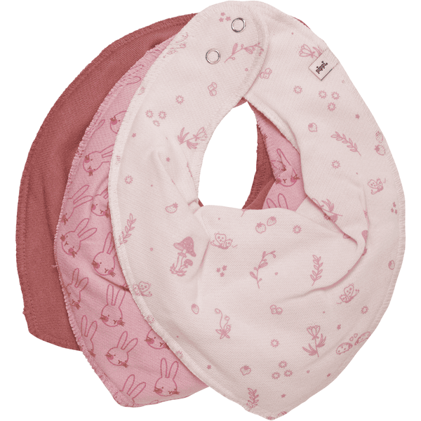 pippi Bandana 3 Pack Rose