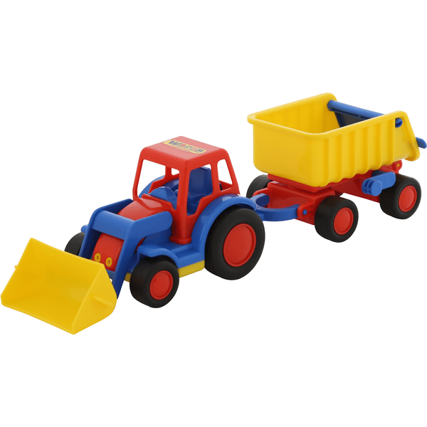 WADER Basics - Traktor met shovel en aanhanger