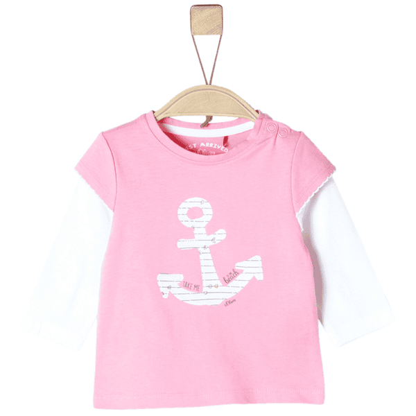 s.Oliver Girls Maglia a manica lunga rosa chiaro