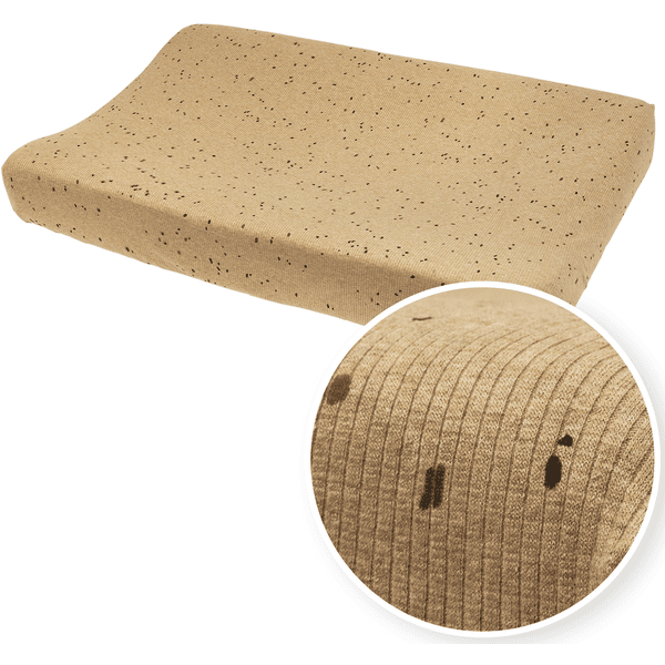 MEYCO Stellematteovertrekk Rib Mini Spot - Toffee Melange - 50 x 70 cm