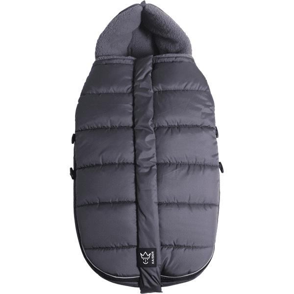 KAISER Chancelière pour poussette universelle hiver MILA anthracite