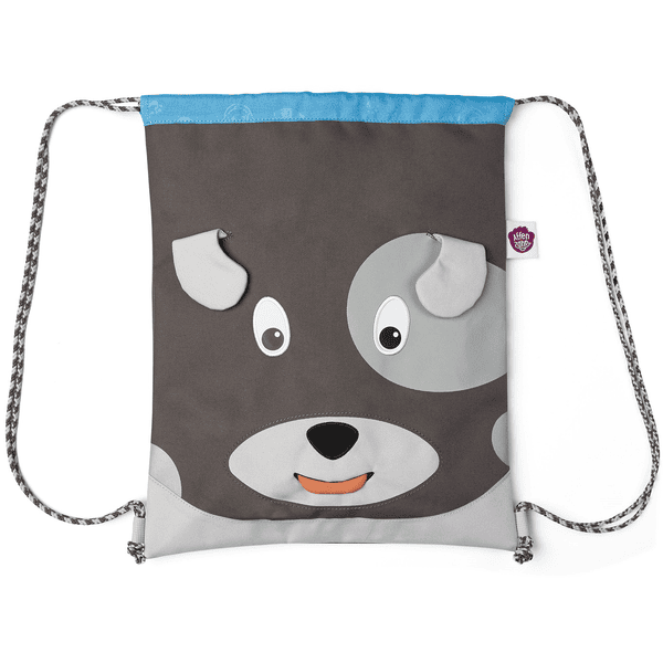 Affenzahn Borsa da ginnastica: cane, grigio