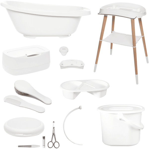 bébé-jou ® Babybadje Set 8-delig Sense White