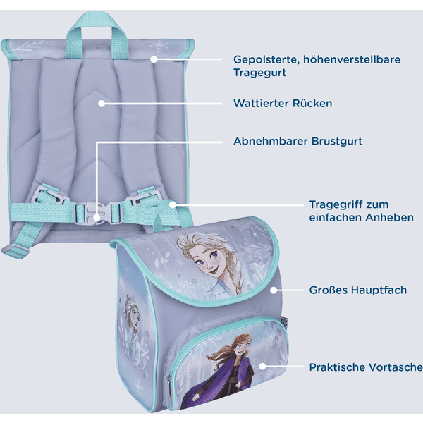 Scooli Borsa prescolare Cutie Frozen pinkorblue