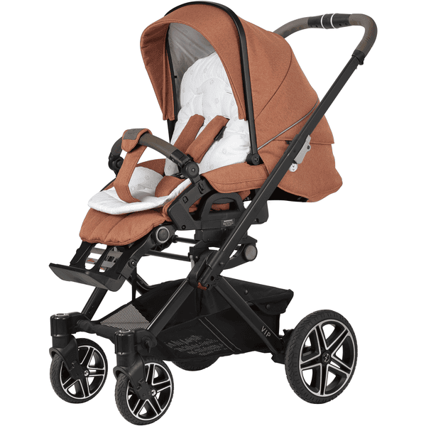 Hartan Kinderwagen Vip GTS Bellybutton terra (923) Gestellfarbe schwarz