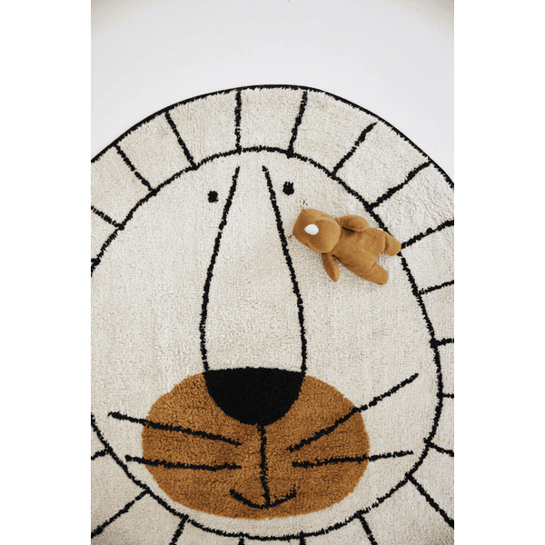 Alfombra infantil - Animal Map (beige)