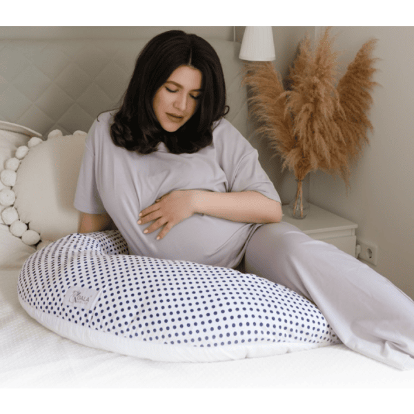 KOALA BABYCARE® Cuscino per allattamento e gravidanza 8 in 1, blu 