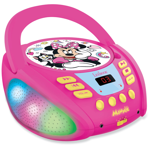 LEXIBOOK Minnie Bluetooth CD-Spieler mit Lichteffekten