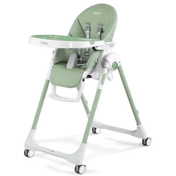 Peg-Perego Chaise haute enfant Prima Pappa Follow Me vert menthe