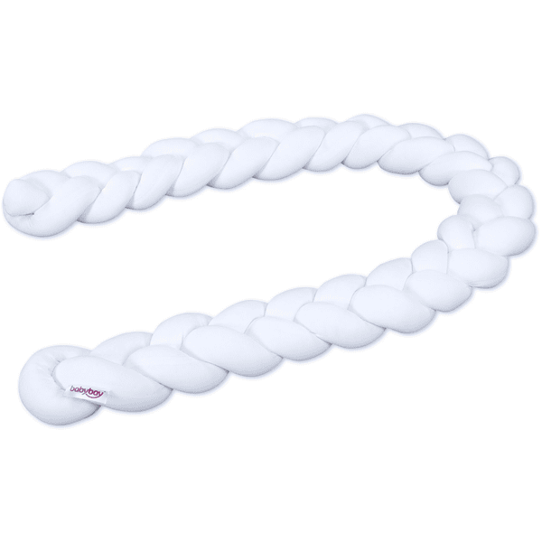 babybay® Nestchenschlange geflochten für alle Modelle weiß