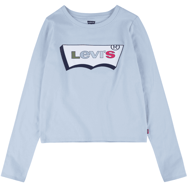 Levi's® Kids Shirt Lange Mouwen Lichtblauw