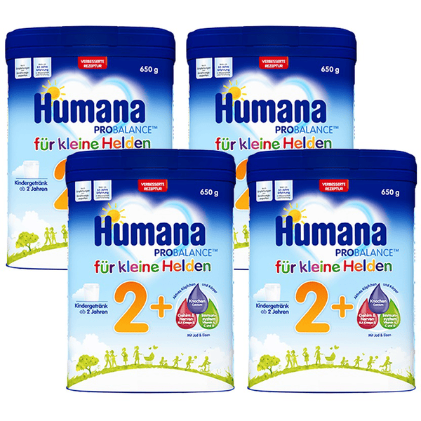 Humana Kindergetränk 2+ 4x 650 g ab dem 2. Jahr

