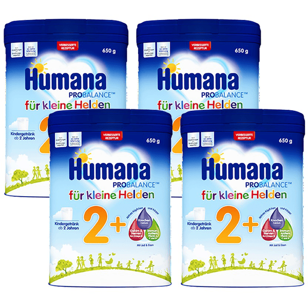 Humana Kindergetränk 2+ 4x 650 g ab dem 2. Jahr