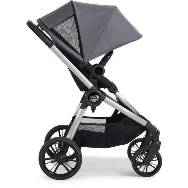 baby jogger Kinderwagen City Sights inkl. Babywanne Dark Slate und Wetterschutz babymarkt