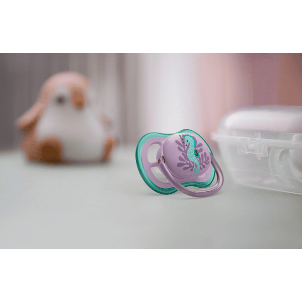 Philips Avent ciuccio ultra air SCF085/61 6-18 mesi 4 pezzi blu/viola 