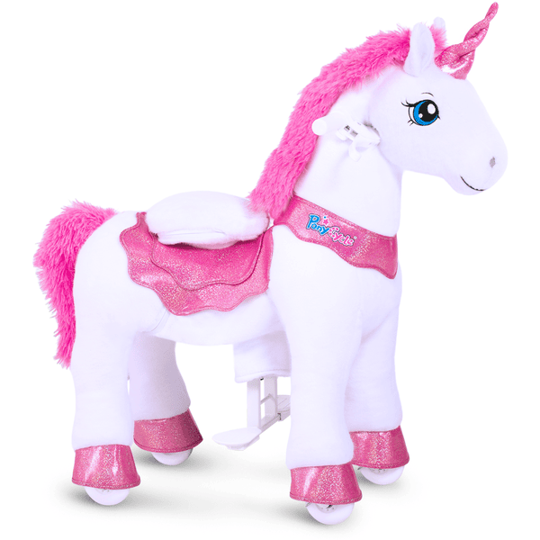 PonyCycle ® Unicornio de juguete con ruedas pink pequeño