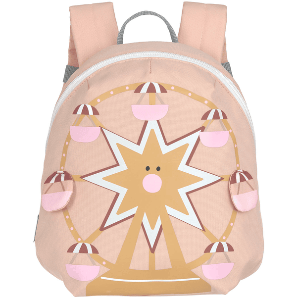 LÄSSIG Sac à dos enfant maternelle Tiny Drivers grande roue rose