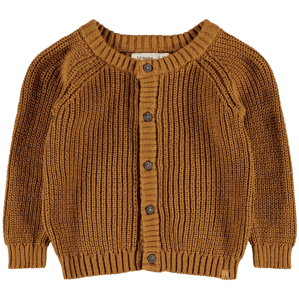 Lil'Atelier Cardigan enfant Nbnemlen Golden Brown