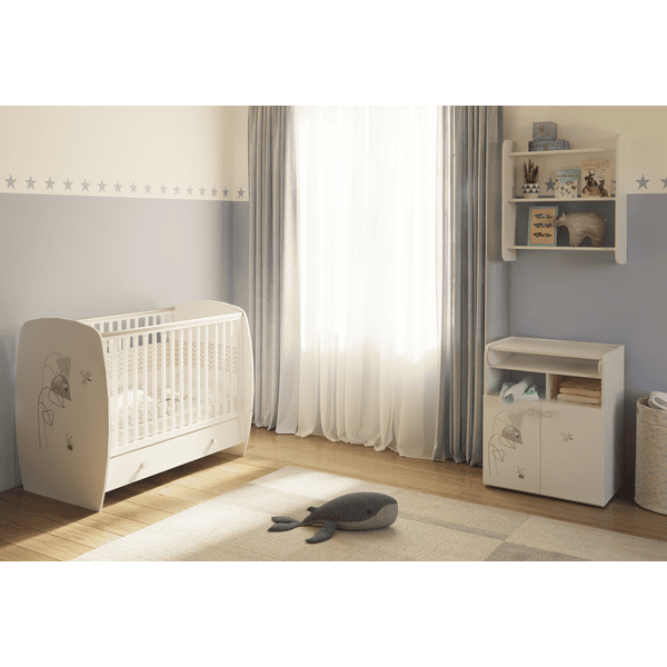 Polini Kids Lettino French 710 Amis bianco 