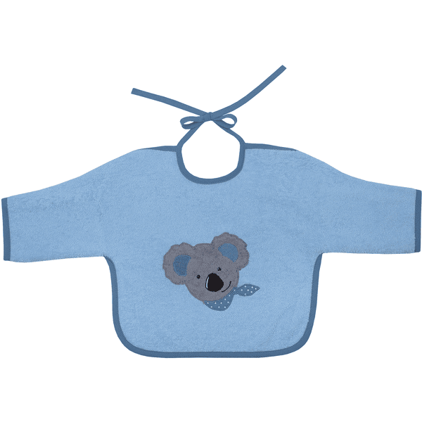 WÖRNER SÜDFROTTIER Bavoir enfant à manches koala bleu 68x34 cm