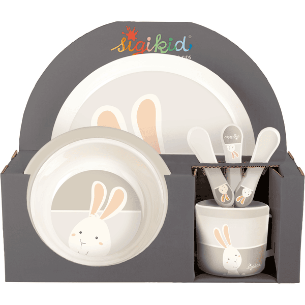 sigikid® Geschirr-Set Hase Vanilla