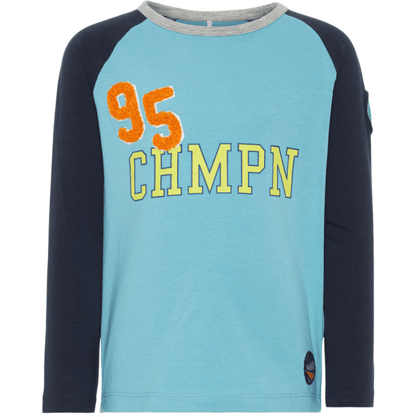 name it Boys Langarmshirt Antony delphinium blue 