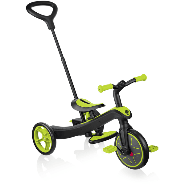 Globber Tricycle draisienne évolutif Explorer Trike 4en1, lime