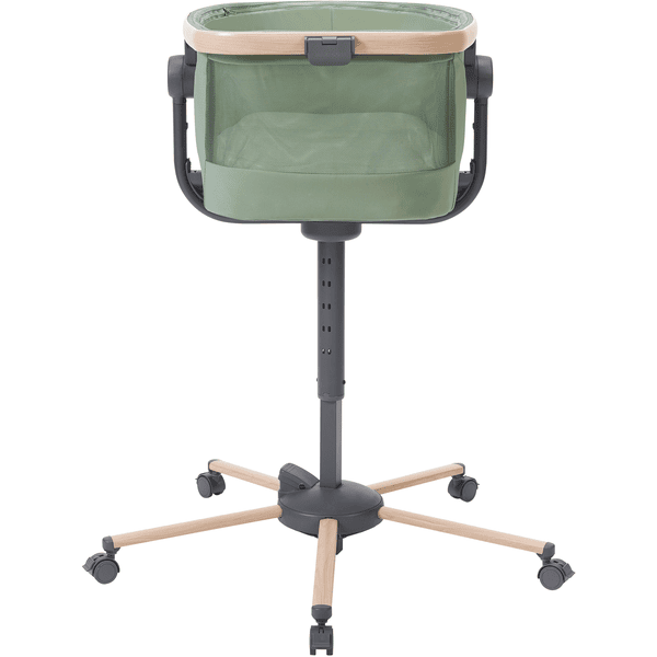 Rehausseur MAXI COSI Kit repas pour transat Alba, chaise haute bébé avec  tablette + housse de protection Beyond Green, de 6 mois a 3 ans