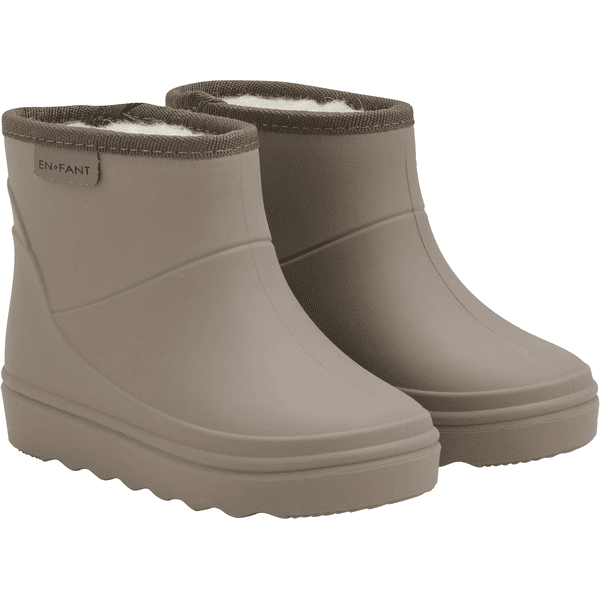 EN FANT Solid Thermo Boots Short Pine Bark