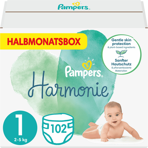 Pampers Pañales Talla 1 2-5kg Caja pañales - rosaoazul.es