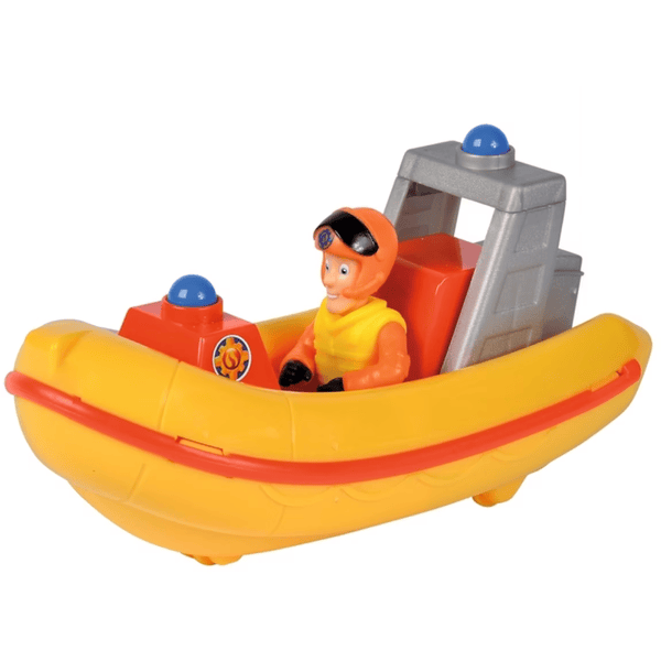 Simba Figurine bateau flottant Neptune Sam le pompier et Elvis