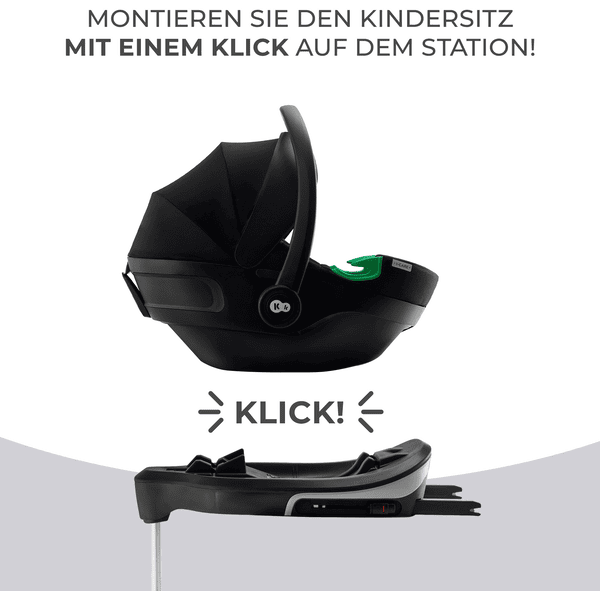 Kinderkraft Base Isofix siège auto Care FX noir