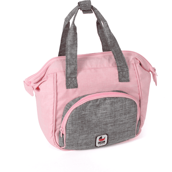 BAYER CHIC 2000 Puppen-Wickeltasche, grau-rosa