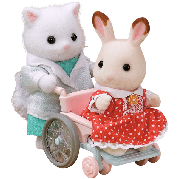 Sylvanian Families Country doctor speelset met figuur pinkorblue