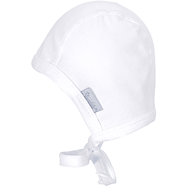 Sterntaler Cappellino con lacci per bambino bianco