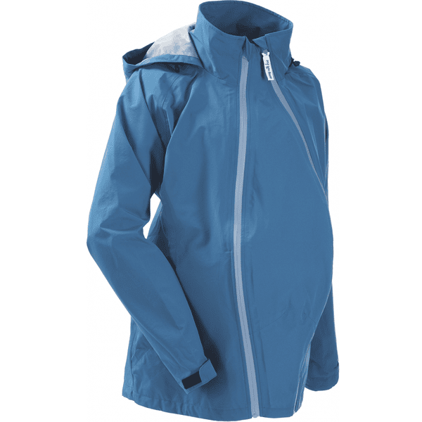 mamalila Anorak de grossesse imperm able vintage blue roseoubleu