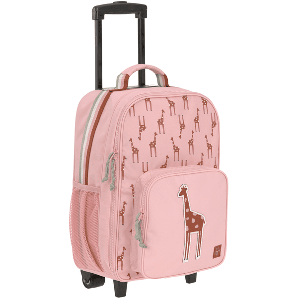 LÄSSIG Valise à roulettes enfant safari girafe