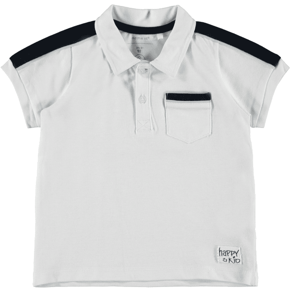 name it Boys Poloshirt Blanc Brillant