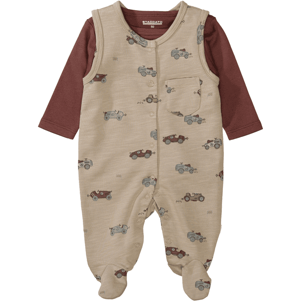 STACCATO nature Romper+shirt donker gedessineerd