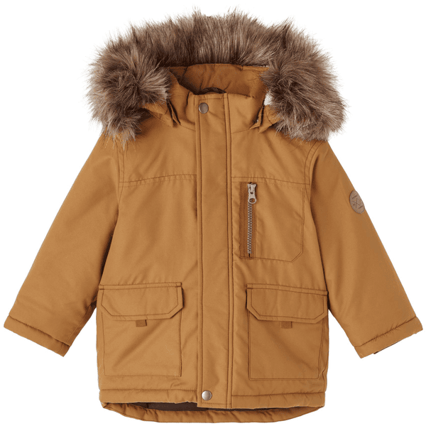 name it Parka enfant Nmmmace Rubber roseoubleu