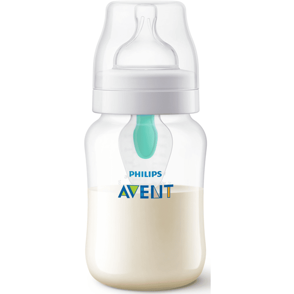 Philips Avent Antikoliikki -pullo SCF813 / 14 sisältää. AirFree-venttiili, 260ml, 1 kpl, läpinäkyvä