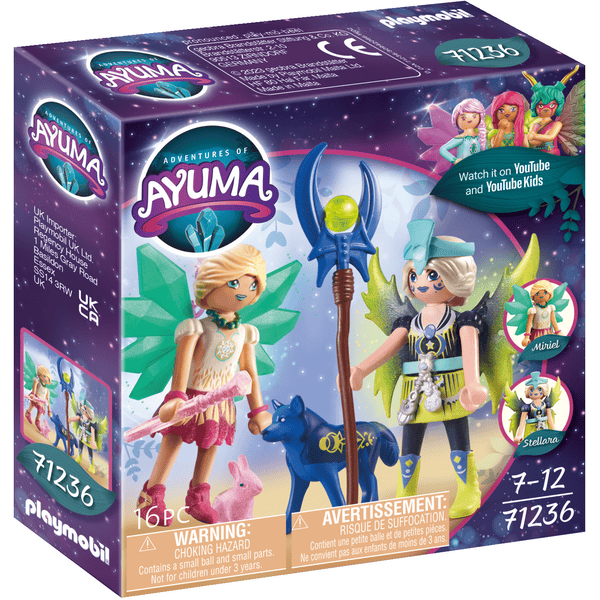 PLAYMOBIL  ® Crystal y Moon Fairy con animales 