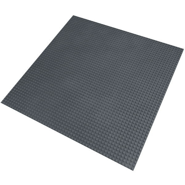 Katara Tablero construcción grande gris oscuro 40x40cm / 50x50 pines